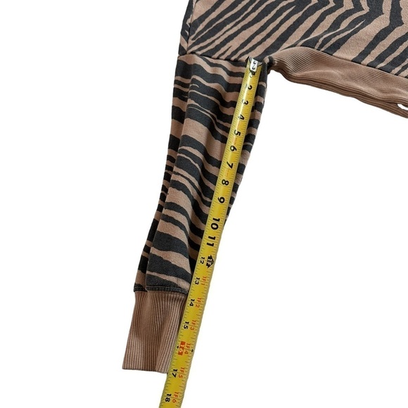 Aerie Good Vibes Oversized Sweatshirt Animal Print Women Extra Small - Picture 12 of 17